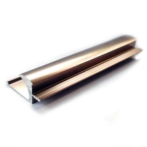 Aluminum Handle 2.0 mm Edge Golden Profile For Kitchen Cabinet