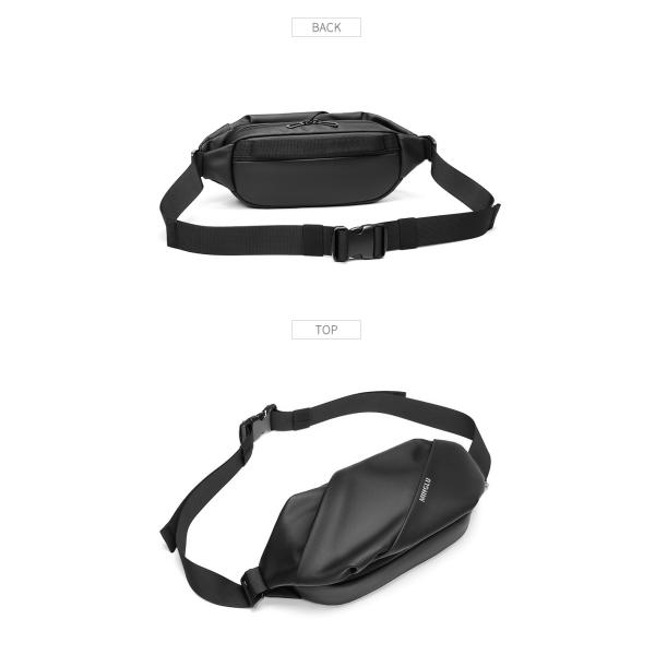 Durable Korean Style Stylish Mens Sling Bag Accept Customized Logo