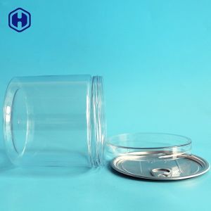 Customized Aluminium Lid 740ML 24OZ Clear Plastic Cans