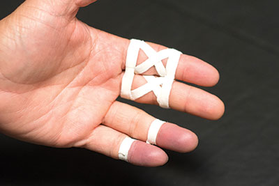 Customized Finger Tape support finger protection tape size 8mm, 10mm x13.7m