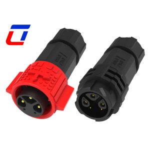3+2 IP67 Multi Pin Connectors Waterproof M19 Circular Cable To Cable Connector