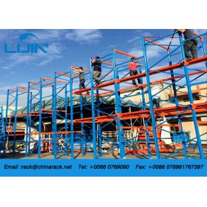 Cheap Logistics Storage Drive In Pallet Rack 1350 - 3900mm Width Corrosion Resistance for sale