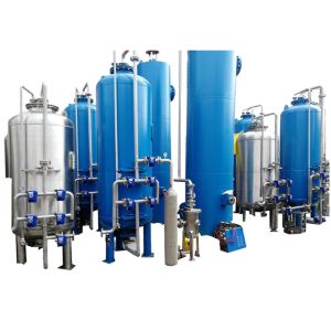 Stainless Steel Demineralized Water Plant 10000L Capacity With PLC Control