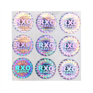 Reflection Rainbow Holographic Stickers Labels Custom Holographic Security