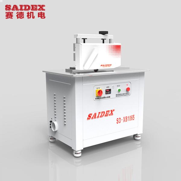 Quality 220V 50HZ/60HZ Acrylic R3 / R4 / R5 Rounded Corner Polishing And Trimming Machine Interchangeable Knives 45 Degree Bevelled Edge Acrylic Chamfering Machine wholesale
