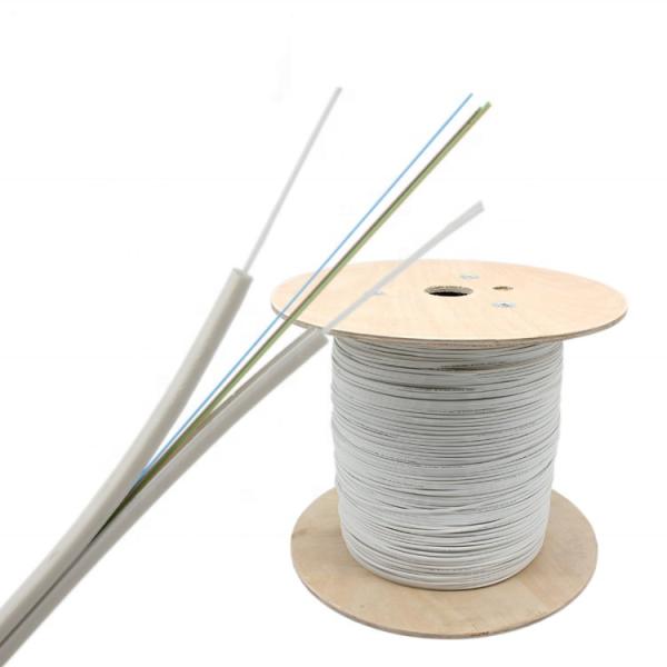 Quality Single Mode FRP FTTH GJXFH Drop Cable Fiber Optic Cable 2 Cores With 2 Parallel wholesale