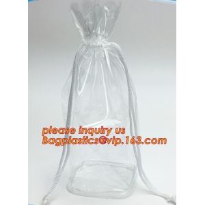 Drawstring Bags Backpack PVC Drawstring Bag, Promotional Clear PVC Plastic