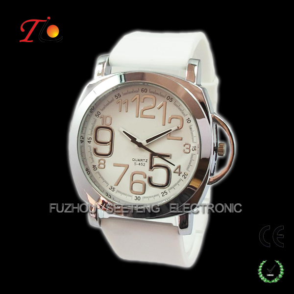 Creative Leather Strap Quartz Wrist Watch colorful band for Man