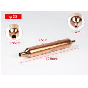 7g Welding Heat Exchanger Components , Refrigerator Freezer Filter Drier 160mm