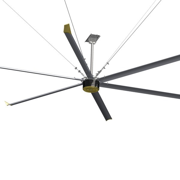 0.6KW Cooling Function Energy 4.2M PMSM HVLS Ceiling Fans for Air Cooling in