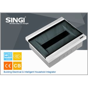Cheap 12 mounted units high quality ABS material electrical distribution box flush mounted transparent distribution box size for sale