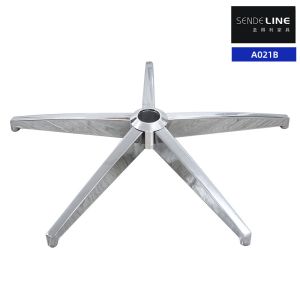 Electroplated Five Star Foot Office Adjustable Chair Base Swivel Chair