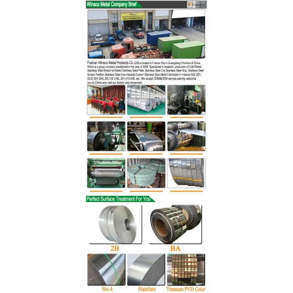 2B 201 Cold Rolled Stainless Steel Coil Slie Edge JIS201 For Construction