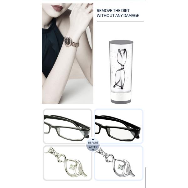 Portable FCC 0.6L Mini Ultrasonic Cleaner