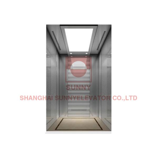 Quality 1600kg Load 1.75m/s Machine Room Less Elevator With Comfortable Space wholesale
