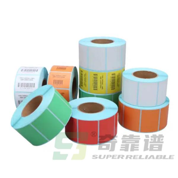 Printed Direct Thermal Color Label Sticker Color Label Top Thermal Label Sticker