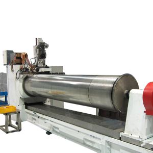 Cheap High Precision Profile Wire Screen Welding Machine Wedge Wire Screen Cylinders Device for sale