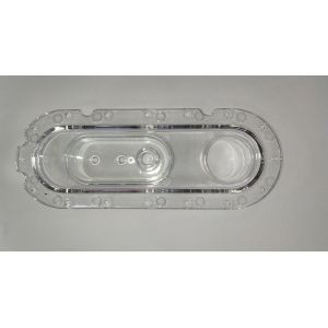Custom Injection Molding PE/PP Transparent Plastic Base Plastic Parts