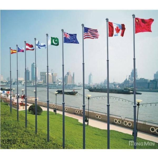 Quality Intelligent Automatic Telescopic Aluminum Flag Pole With Remote Control wholesale