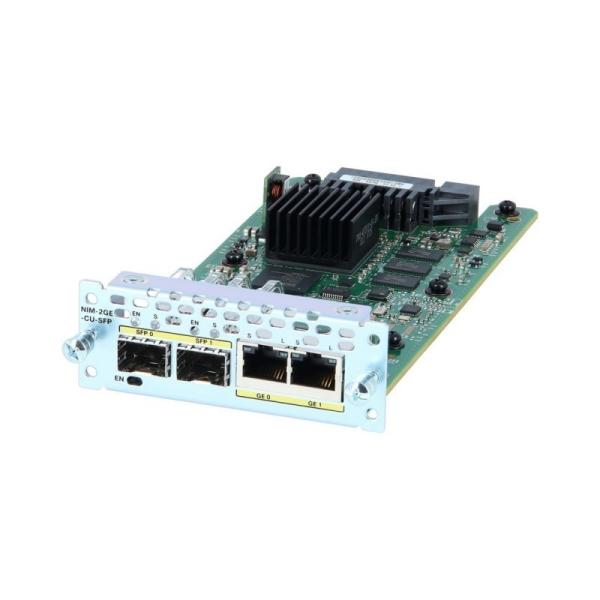 Cisco NIM-2GE-CU-SFP 2 Port Gigabit Ethernet Network Interface Module Copper And
