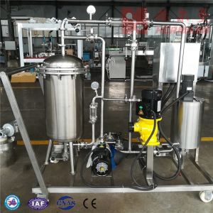 High Efficiency Beer Filtration Equipment , Beer Filling Machine SUS 304