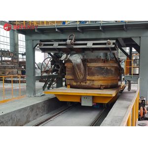 Curved Track Rail power Platform Transfer Trolley 2 Ton