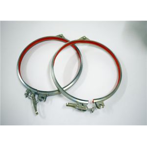 Galvanized Quick Release Duct Hose Clamps With Gasket