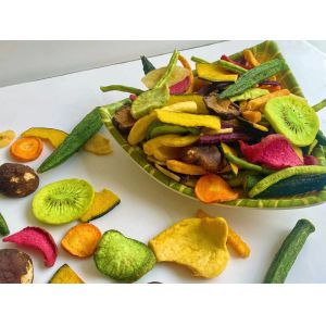 Vacuum Fried Vegetables & Fruits Dehydrated Mixed Dried Fruit Vegetable Chips