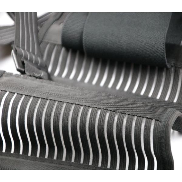 Fish Ribbon Strap Waist Back Support Belt With Six Or Eight Correctional PP Strips