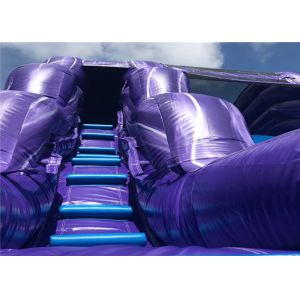 Funny Outdoor Inflatable Water Slide Custom Logo Strong Stucture CE Certificatio