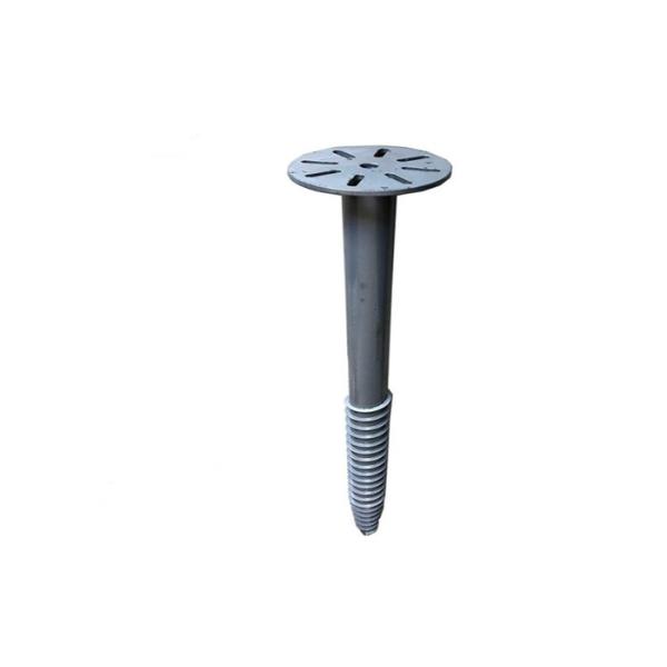 Carbon Steel Galvanized Screw Piles , Solar Mounting System Foundation Screw