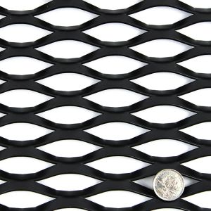 ISO Aluminium Expanded Metal Mesh Curtain Wall Various Colors And Hole Patterns