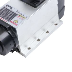 YFK80*73-1.5 1.5KW ER20 Air Cooled Square Spindle Motor With Flange for CNC