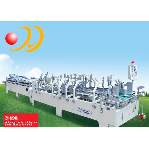 Quality Crash Lock Bottom Prefold Folder Gluer Machine  For Four Corner Box wholesale