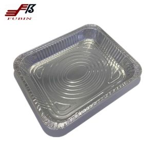 Shallow Aluminum Foil Take Out Containers