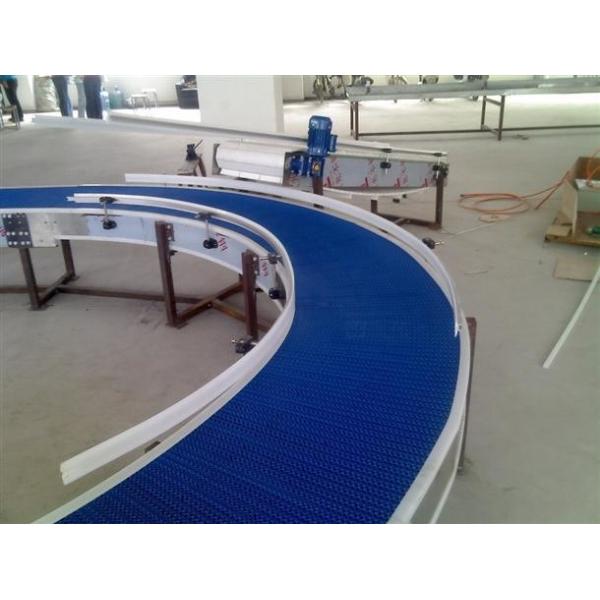 Quality                  Curved Conveyor Modular Curve Mesh Belt Conveyor              wholesale