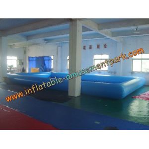 10 m x 6m Water Games Inflatable Water Pools With 0.9mm Pvc Tarpaulin