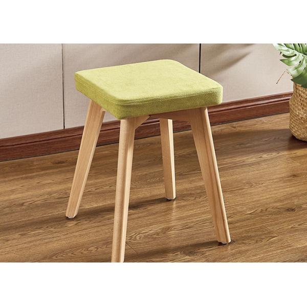 Quality Soft Upholstered Modern Dressing Stool Chair With Solid Wood Frame wholesale