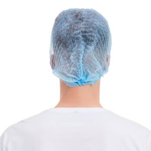 Round Disposable Medical Caps , Disposable Non Woven Cap For Laboratory