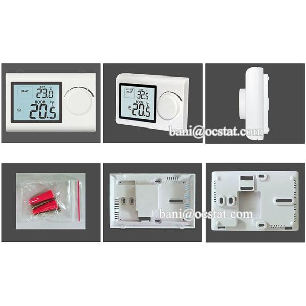 Gas Heater HVAC Digital Room Thermostat For Boiler , Temperature Control