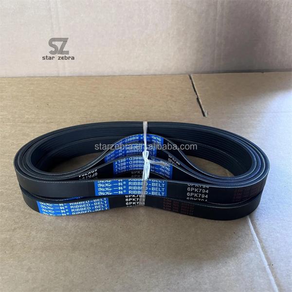 R320-5 R220 R215-7 R225-7 Excavator Engine Fan V-Belt with Guarantee