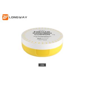 BB/ CC Cream Packaging Empty Cushion Compact Case ISO9001 Approval