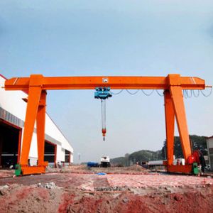 Customizable Single Girder Gantry Crane 5 - 20 Tons Capacity For Handling Stone
