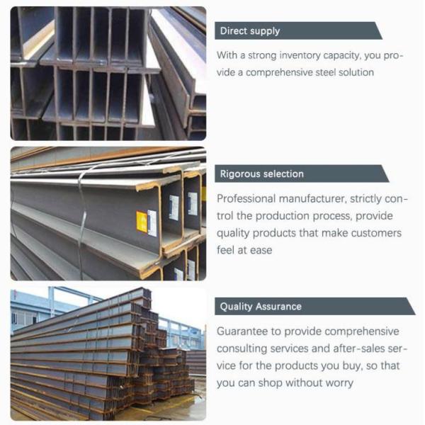 High Quality S355JR S355 Q235 Carbon Steel H-Section Beam for Building