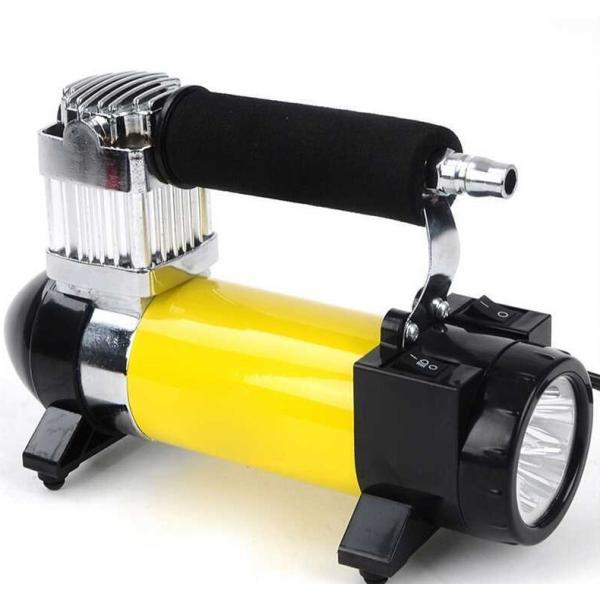 Quality Dc 12v Metal Air Compressor , 100 Psi High Power Compressor With Lamp wholesale