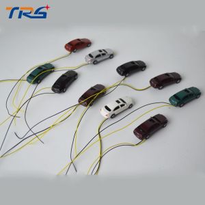 China 1:200 scale ABS plastic  model  painted light car for model building material on sale