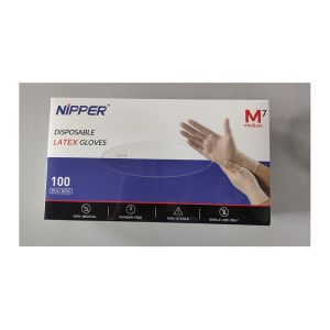 Protective Disposable Latex Gloves Powder Free AQL1.5 AQL2.5 AQL4.0 Grade