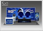 360 Degree Rotation Arcade Simulator 9D VR Cinema With Single / Double / Triple