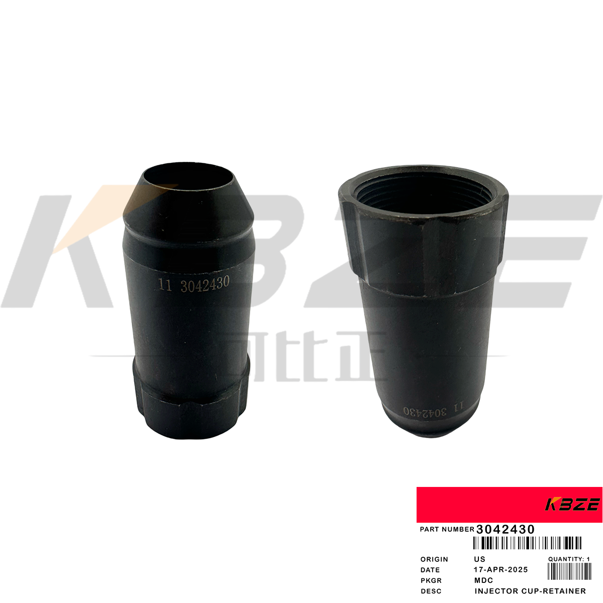 Cheap KBZE 3042430 CUMMINS K19 K38 K50 ENGINE INJECTOR CUP RETAINER FOR MACHINERY for sale