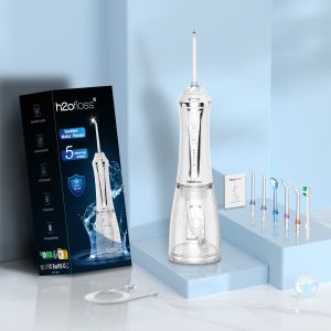 Cheap Private Label Deep Cleaning Portable Dental Flosser Smart Rechargeable Electric Flosser with Replaceable Flossing Head for sale
